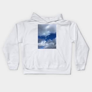 Fluffy Clouds On a Sunny Day Kids Hoodie